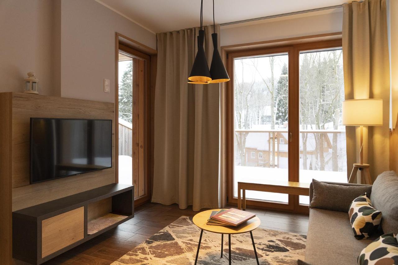 APARTMÁNY PADESÁTKA - Polední Kameny Bedřichov Esterno foto